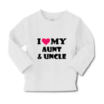 Baby Clothes I Love My Aunt and Uncle Boy & Girl Clothes Cotton - Cute Rascals