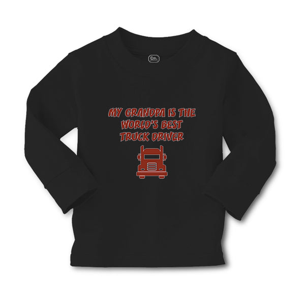 Baby Clothes My Grandpa Is The World's Best Truck Driver Grandfather Cotton - Cute Rascals