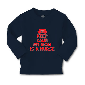 Baby Clothes Keep Calm My Mom Is A Nurse Mom Mothers Day Style A Cotton