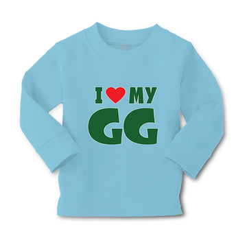Baby Clothes I Love My Gg Grandma Grandmother Boy & Girl Clothes Cotton