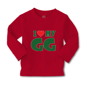 Baby Clothes I Love My Gg Grandma Grandmother Boy & Girl Clothes Cotton