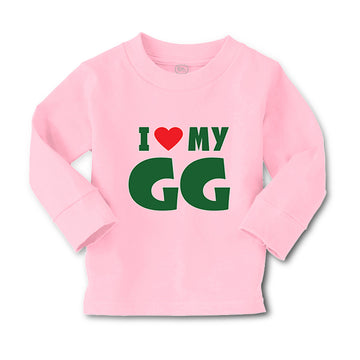 Baby Clothes I Love My Gg Grandma Grandmother Boy & Girl Clothes Cotton