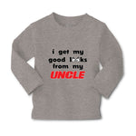 Baby Clothes I Get My Good Looks from My Uncle Boy & Girl Clothes Cotton - Cute Rascals