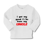 Baby Clothes I Get My Good Looks from My Uncle Boy & Girl Clothes Cotton - Cute Rascals