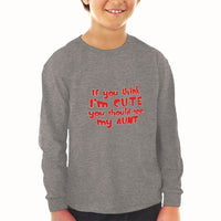Baby Clothes If You Think I'M Cute You Should See My Aunt Funny Style D Cotton - Cute Rascals