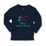 Baby Clothes I Love My Pop Pop Grandfather Grandpa Boy & Girl Clothes Cotton - Cute Rascals