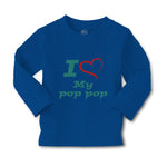 Baby Clothes I Love My Pop Pop Grandfather Grandpa Boy & Girl Clothes Cotton - Cute Rascals