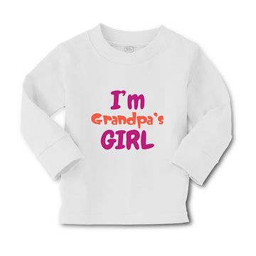 Baby Clothes I'M Grandpa's Girl Grandmother Grandma Boy & Girl Clothes Cotton