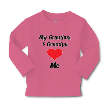 Baby Clothes My Grandma and My Grandpa Love Me Grandparents Boy & Girl Clothes