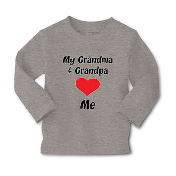 Baby Clothes My Grandma and My Grandpa Love Me Grandparents Boy & Girl Clothes