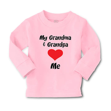 Baby Clothes My Grandma and My Grandpa Love Me Grandparents Boy & Girl Clothes