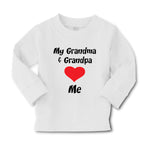 Baby Clothes My Grandma and My Grandpa Love Me Grandparents Boy & Girl Clothes - Cute Rascals
