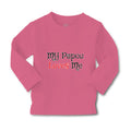 Baby Clothes My Papou Loves Me Grandmother Grandma Boy & Girl Clothes Cotton