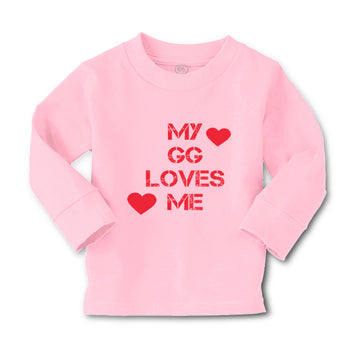 Baby Clothes My Gg Loves Me Grandma Grandmother Boy & Girl Clothes Cotton
