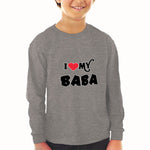 Baby Clothes I Heart Love My Baba Dad Father's Day Boy & Girl Clothes Cotton - Cute Rascals