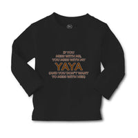 Baby Clothes If You Mess with Me You Mess with My Yaya Boy & Girl Clothes Cotton - Cute Rascals