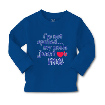 Baby Clothes I'M Not Spoiled My Uncle Just Loves Me Boy & Girl Clothes Cotton