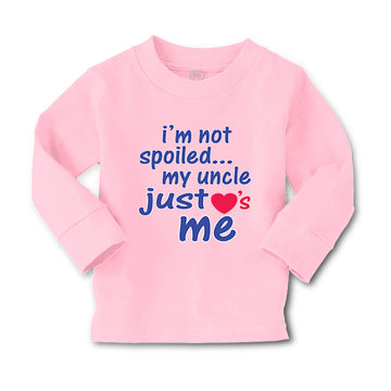 Baby Clothes I'M Not Spoiled My Uncle Just Loves Me Boy & Girl Clothes Cotton