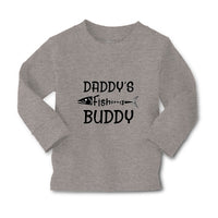 Baby Clothes Daddy's Fishing Buddy Fisherman Dad Father's Day Boy & Girl Clothes - Cute Rascals