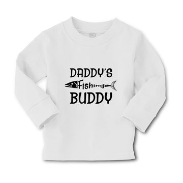 Baby Clothes Daddy's Fishing Buddy Fisherman Dad Father's Day Boy & Girl Clothes