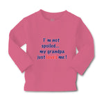 Baby Clothes I'M Not Spoiled My Grandpa Just Loves Me Boy & Girl Clothes Cotton - Cute Rascals