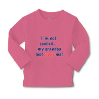 Baby Clothes I'M Not Spoiled My Grandpa Just Loves Me Boy & Girl Clothes Cotton - Cute Rascals