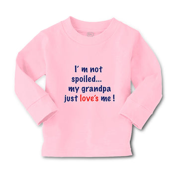 Baby Clothes I'M Not Spoiled My Grandpa Just Loves Me Boy & Girl Clothes Cotton