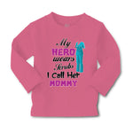 Baby Clothes My Hero Wears Scrubs and I Call Her Mommy Doctor Nurse Cotton - Cute Rascals