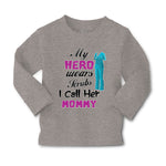 Baby Clothes My Hero Wears Scrubs and I Call Her Mommy Doctor Nurse Cotton - Cute Rascals