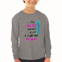 Baby Clothes My Hero Wears Scrubs and I Call Her Mommy Doctor Nurse Cotton - Cute Rascals
