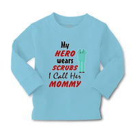 Baby Clothes My Hero Wears Scrubs I Call Her Mommy Doctor Nurse Cotton - Cute Rascals