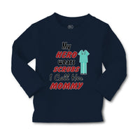 Baby Clothes My Hero Wears Scrubs I Call Her Mommy Doctor Nurse Cotton - Cute Rascals