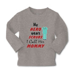 Baby Clothes My Hero Wears Scrubs I Call Her Mommy Doctor Nurse Cotton - Cute Rascals