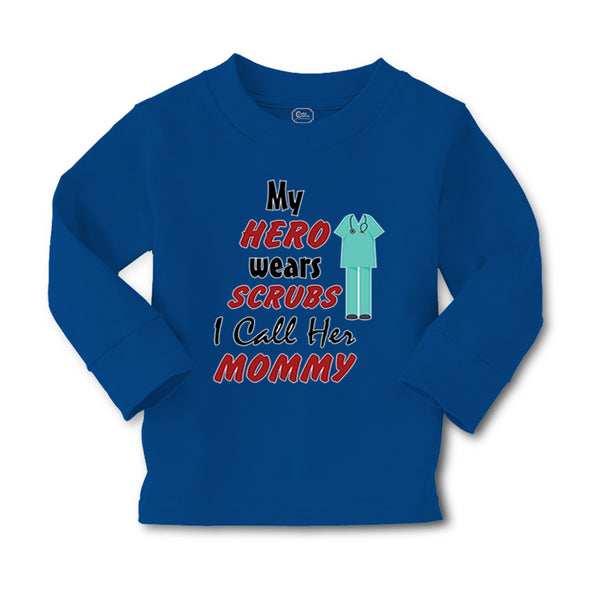 Baby Clothes My Hero Wears Scrubs I Call Her Mommy Doctor Nurse Cotton - Cute Rascals