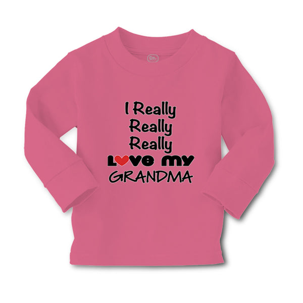 Baby Clothes I Really Really Love My Grandma Grandmother Grandma Cotton - Cute Rascals