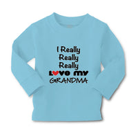 Baby Clothes I Really Really Love My Grandma Grandmother Grandma Cotton - Cute Rascals