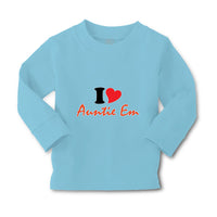Baby Clothes I Heart Auntie Em Aunt Boy & Girl Clothes Cotton - Cute Rascals