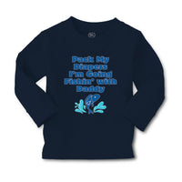 Baby Clothes Pack My Diapers I'M Going Fishing with Daddy Dad Father's Day - Cute Rascals