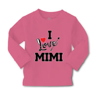 Baby Clothes I Love Mimi Grandma Grandmother Boy & Girl Clothes Cotton - Cute Rascals