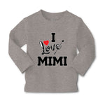 Baby Clothes I Love Mimi Grandma Grandmother Boy & Girl Clothes Cotton - Cute Rascals