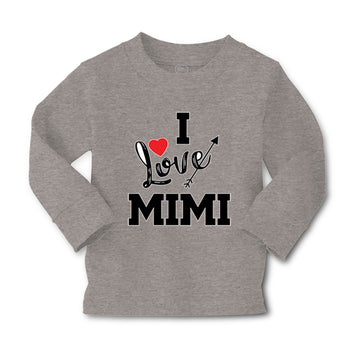 Baby Clothes I Love Mimi Grandma Grandmother Boy & Girl Clothes Cotton