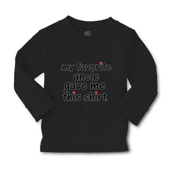 Baby Clothes My Favorite Uncle Game Me This Shirt Boy & Girl Clothes Cotton