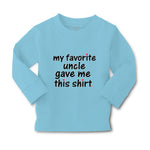 Baby Clothes My Favorite Uncle Game Me This Shirt Boy & Girl Clothes Cotton - Cute Rascals