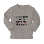 Baby Clothes My Favorite Uncle Game Me This Shirt Boy & Girl Clothes Cotton - Cute Rascals