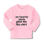 Baby Clothes My Favorite Uncle Game Me This Shirt Boy & Girl Clothes Cotton - Cute Rascals