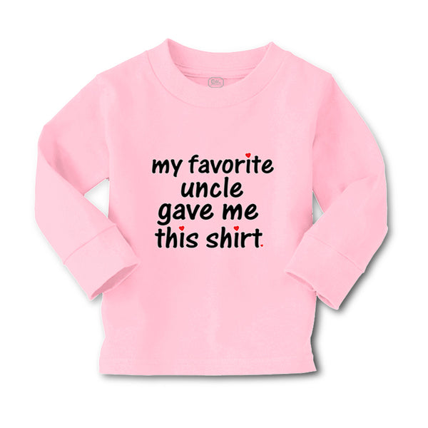 Baby Clothes My Favorite Uncle Game Me This Shirt Boy & Girl Clothes Cotton - Cute Rascals