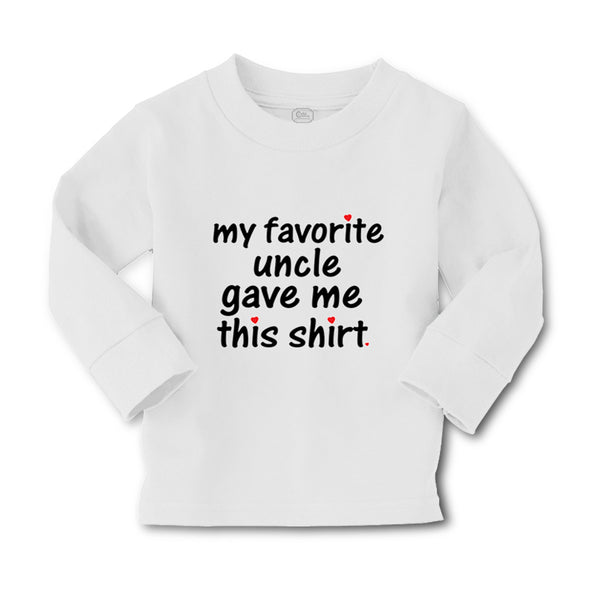 Baby Clothes My Favorite Uncle Game Me This Shirt Boy & Girl Clothes Cotton - Cute Rascals