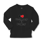 Baby Clothes I Love My Grammy and Pappy Grandparents Boy & Girl Clothes Cotton - Cute Rascals