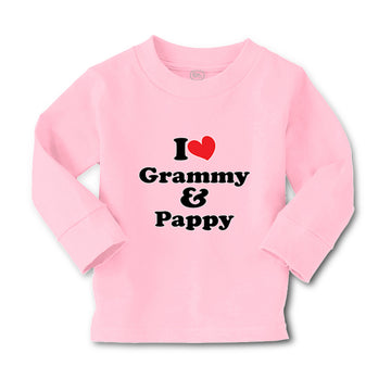 Baby Clothes I Love My Grammy and Pappy Grandparents Boy & Girl Clothes Cotton