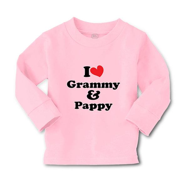 Baby Clothes I Love My Grammy and Pappy Grandparents Boy & Girl Clothes Cotton - Cute Rascals